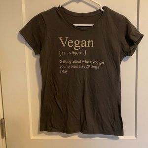 Vegan funny shirt